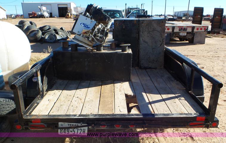 image for item AV9862 2014 Big Tex 70SP-12A flatbed utility trailer