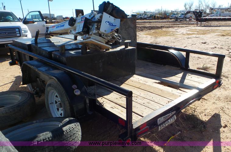 image for item AV9862 2014 Big Tex 70SP-12A flatbed utility trailer
