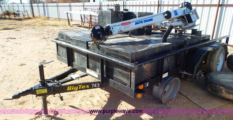 image for item AV9862 2014 Big Tex 70SP-12A flatbed utility trailer
