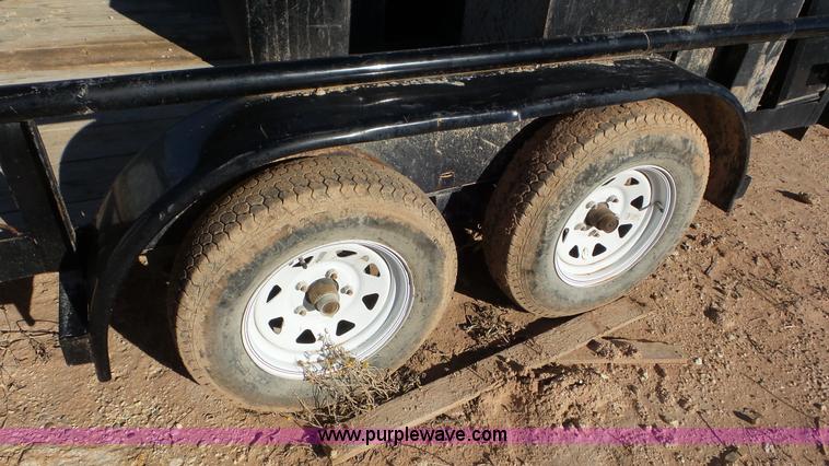 image for item AV9862 2014 Big Tex 70SP-12A flatbed utility trailer