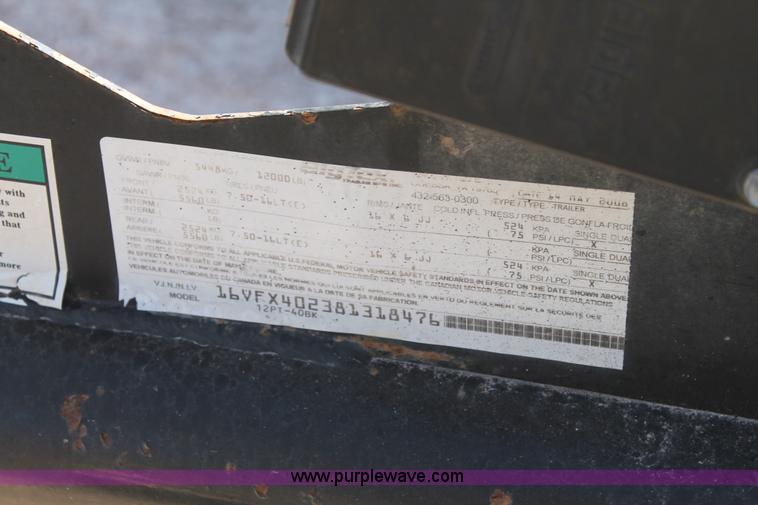 image for item J1321 2008 Big Tex pole trailer