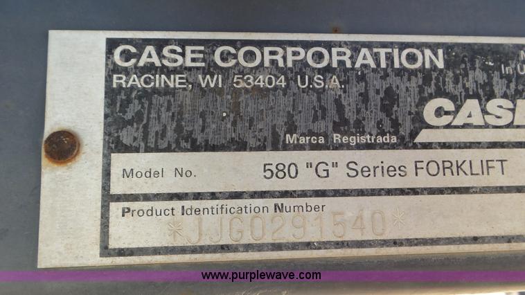 image for item J1333 2000 Case 586G forklift