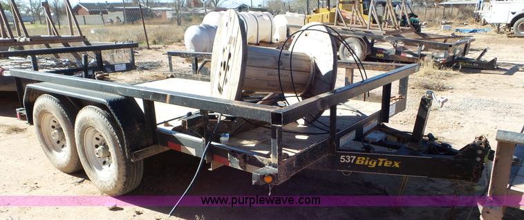 image for item J1338 2013 Big Tex 14PL-12 utility trailer