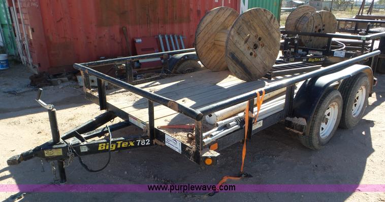 image for item J1339 2014 Big Tex 70SP-12A utility trailer
