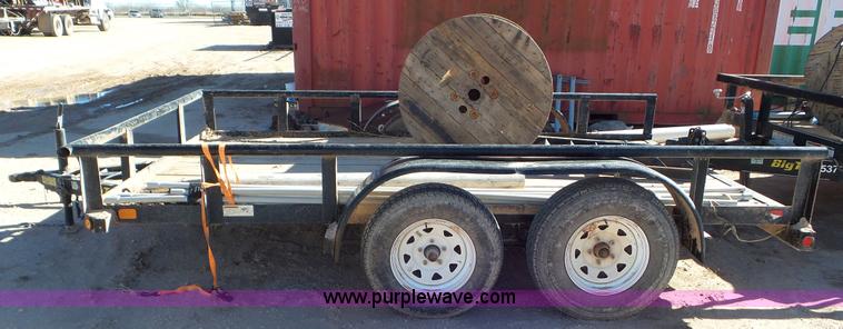 image for item J1339 2014 Big Tex 70SP-12A utility trailer