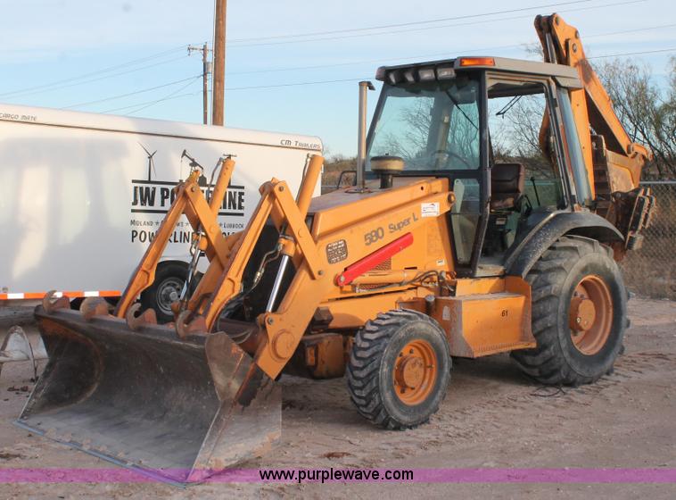 image for item J1341 2000 Case 580 Super L backhoe