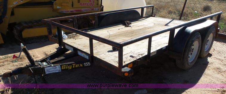 image for item L4443 2012 Big Tex 70SP-12A utility trailer