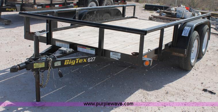 image for item L4468 2014 Big Tex utility trailer