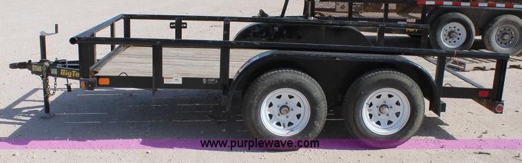 image for item L4468 2014 Big Tex utility trailer