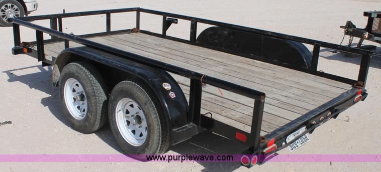 image for item L4468 2014 Big Tex utility trailer