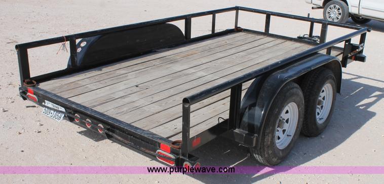 image for item L4468 2014 Big Tex utility trailer