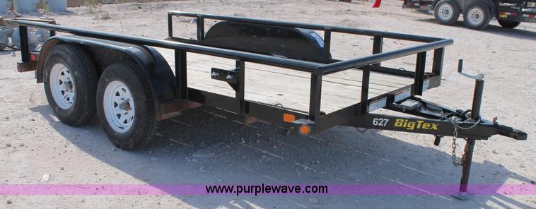 image for item L4468 2014 Big Tex utility trailer