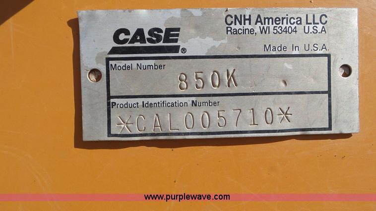 image for item L4488 2007 Case 850K dozer