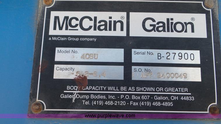 image for item L4497 1997 International 8100 dump truck