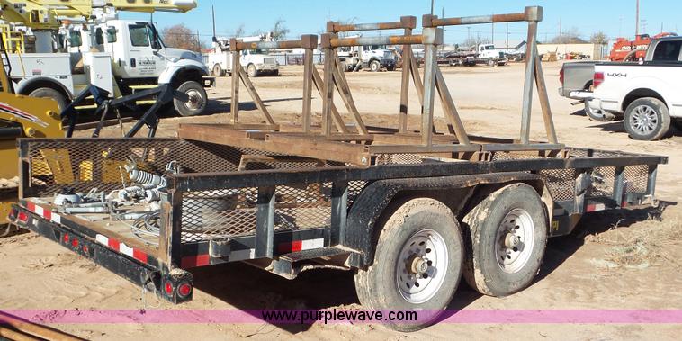 image for item L4498 2013 Big Tex 14PI-16 utility trailer