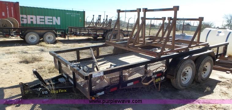 image for item L4498 2013 Big Tex 14PI-16 utility trailer