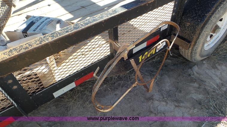 image for item L4498 2013 Big Tex 14PI-16 utility trailer