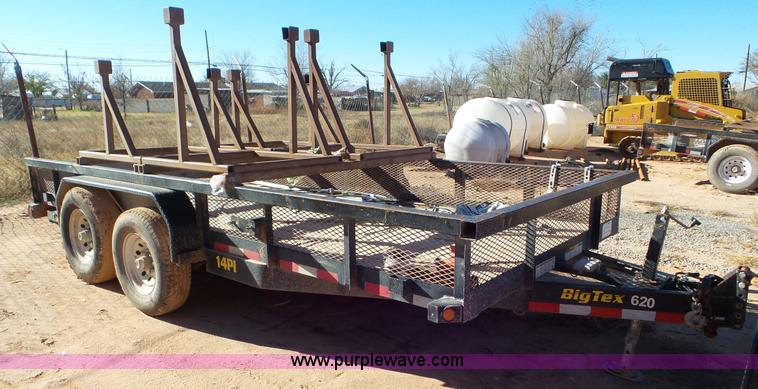 image for item L4499 2014 Big Tex 14PL-16BK utility trailer