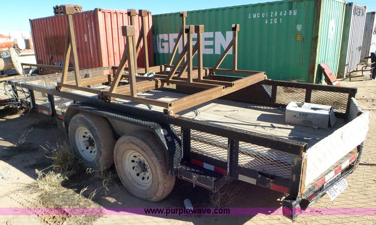 image for item L4499 2014 Big Tex 14PL-16BK utility trailer