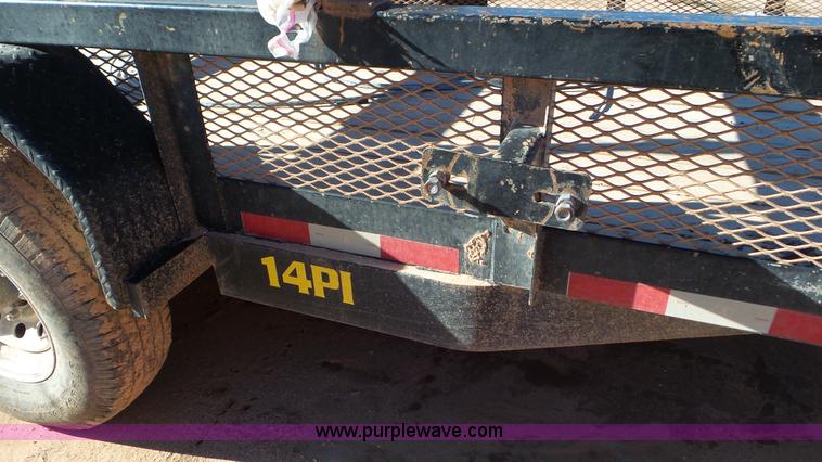 image for item L4499 2014 Big Tex 14PL-16BK utility trailer