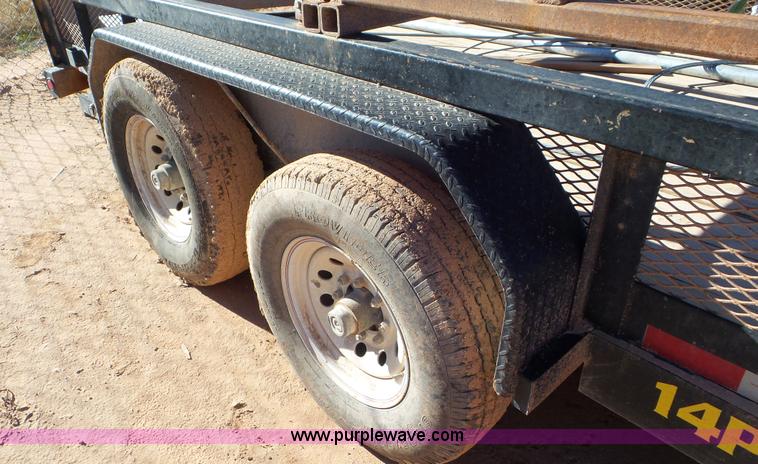 image for item L4499 2014 Big Tex 14PL-16BK utility trailer