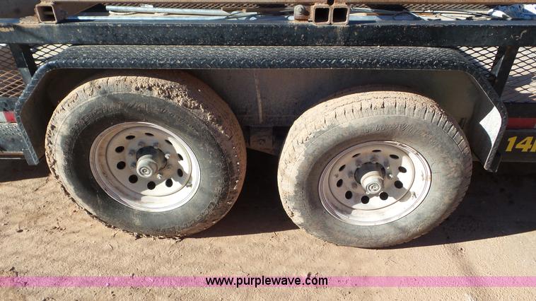 image for item L4499 2014 Big Tex 14PL-16BK utility trailer