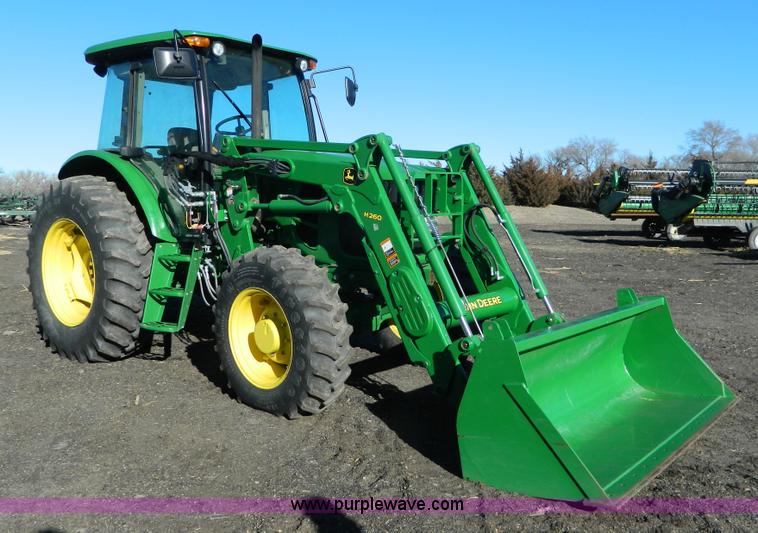 image for item BQ9995 2012 John Deere 6140D MFWD tractor