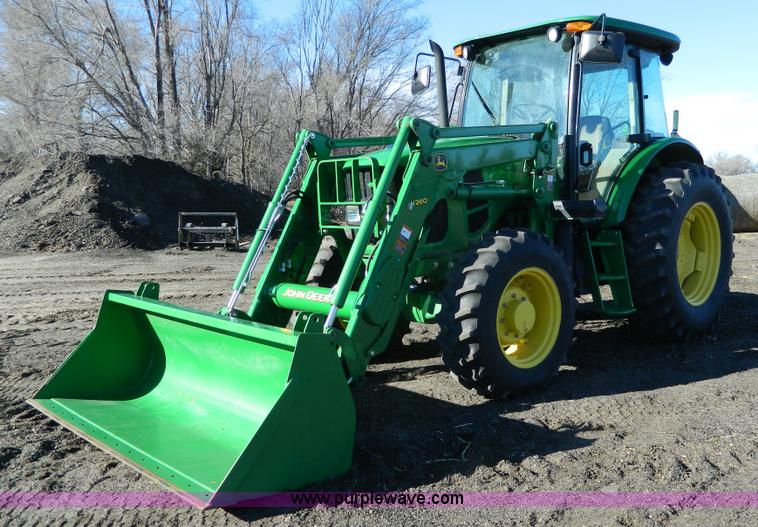 image for item BQ9995 2012 John Deere 6140D MFWD tractor