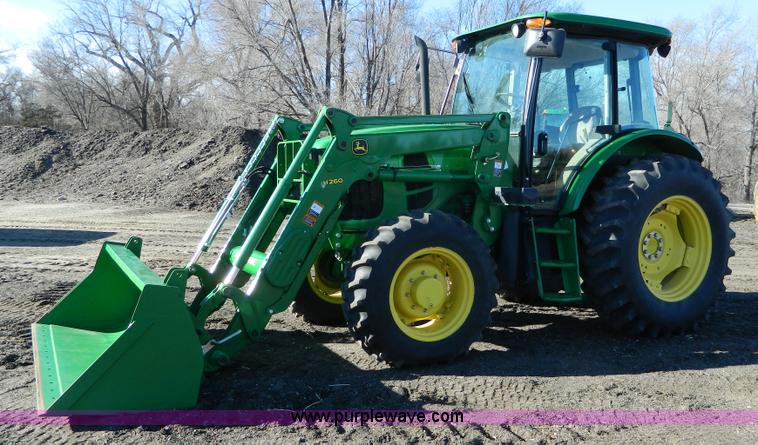 image for item BQ9995 2012 John Deere 6140D MFWD tractor