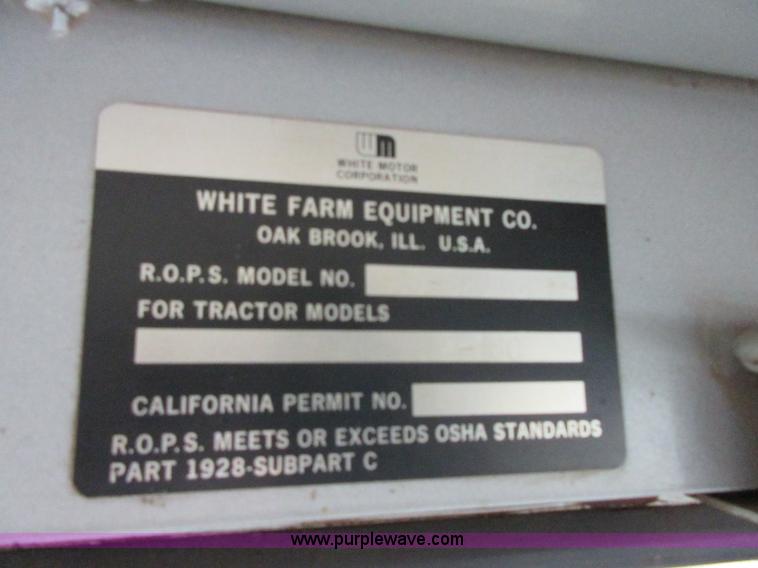 image for item I1762 1980 White 2-180 tractor