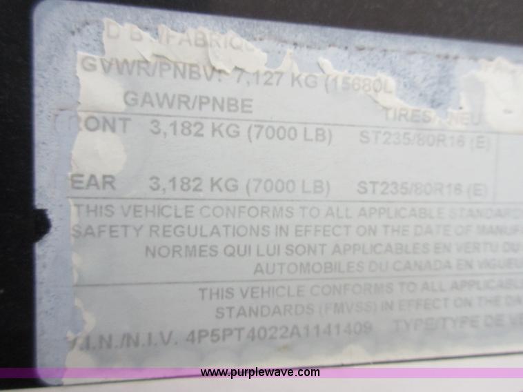 image for item I1787 PJ equipment trailer