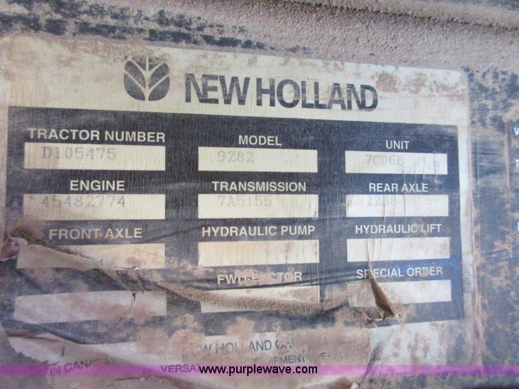 image for item I1809 1997 New Holland 9282 4WD tractor