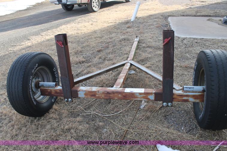 image for item J1322 Shop built two point hay swather trailer