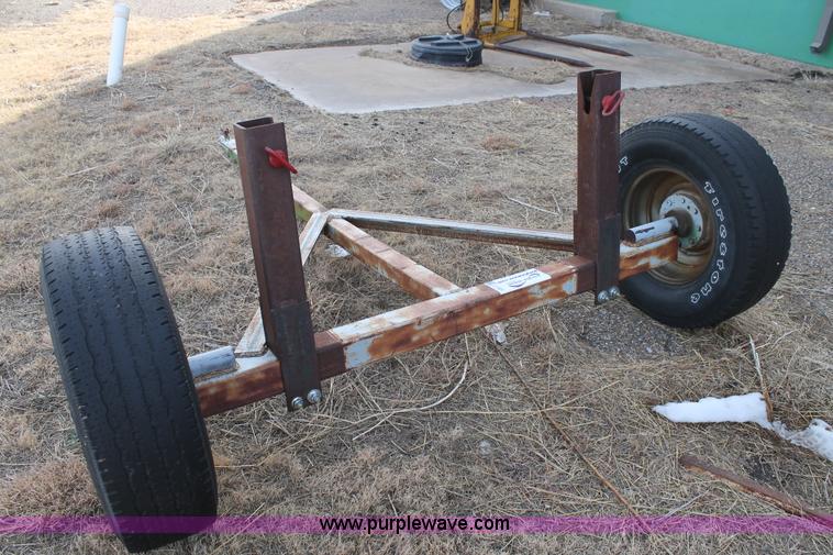image for item J1322 Shop built two point hay swather trailer
