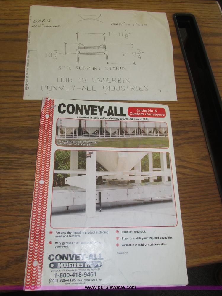 image for item J8785 Convey All under bin open bed roller conveyor