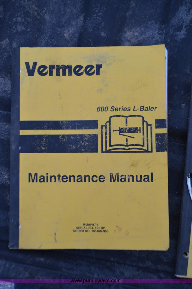 image for item K5376 1997 Vermeer 604L round baler