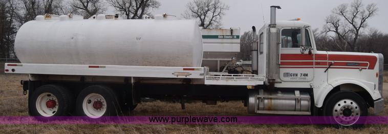 image for item L1207 1988 Freightliner FLC-64T water truck