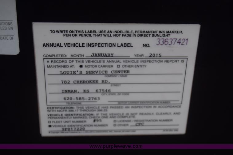 image for item L1238 2009 Behnke sprayer trailer