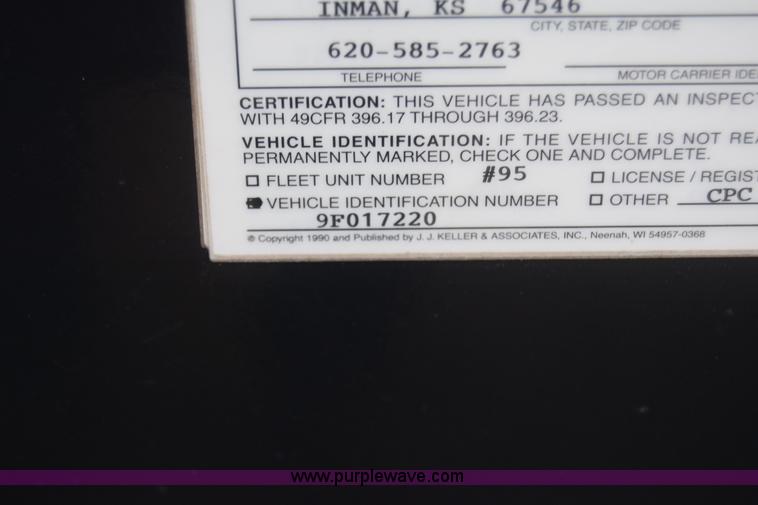 image for item L1238 2009 Behnke sprayer trailer