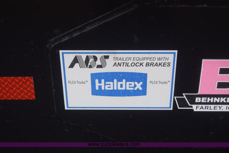 image for item L1238 2009 Behnke sprayer trailer