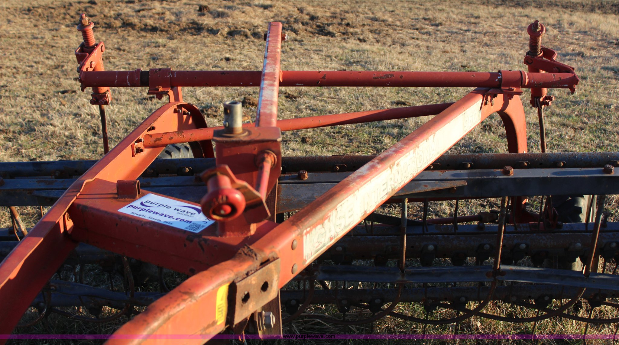 Case IH hay rake in Coweta, OK Item J7636 sold Purple Wave