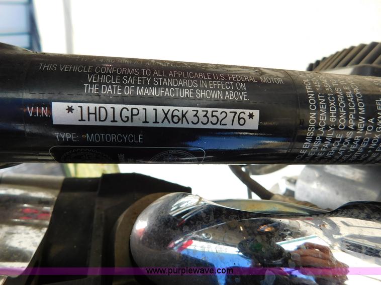 image for item AW9294 2006 Harley Davidson Dyna Wide Glide motorcycle