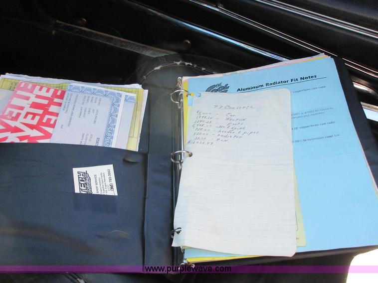 image for item BD9238 1977 Chevrolet Corvette