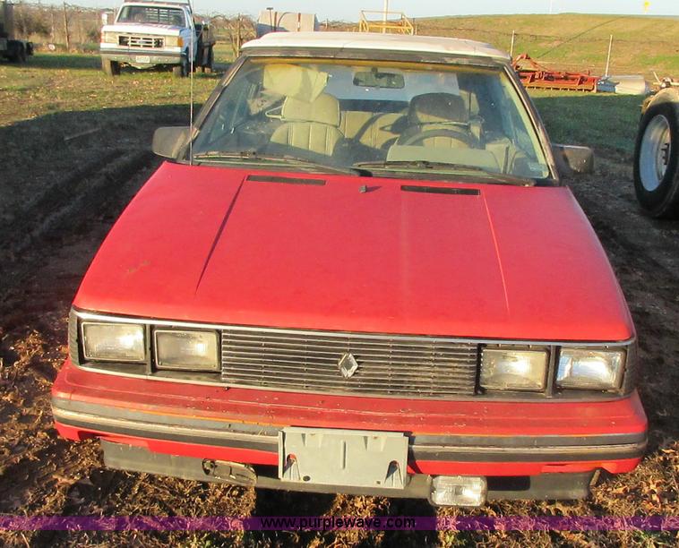 image for item BD9239 1985 Alliance Renault