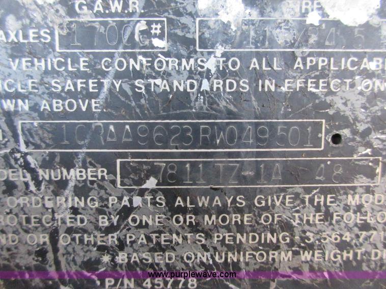 image for item BD9248 1994 Great Dane 7811TZ-1A48 refrigerated van trailer