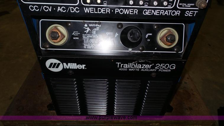image for item BF9183 Miller Trailblazer 250G welder/generator