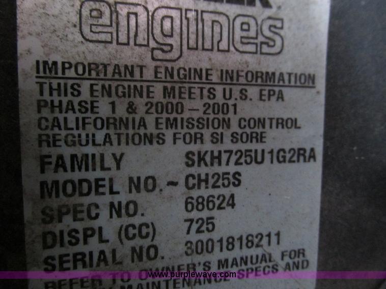 image for item BG9173 John Deere riding lawn mower