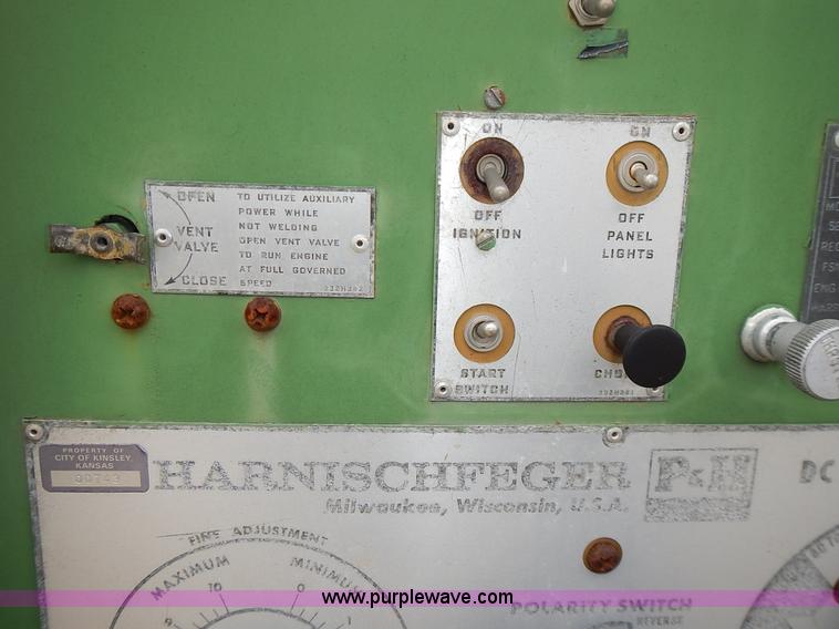 image for item BN9057 1966 Harnischfeger WN6300B DC welder/generator