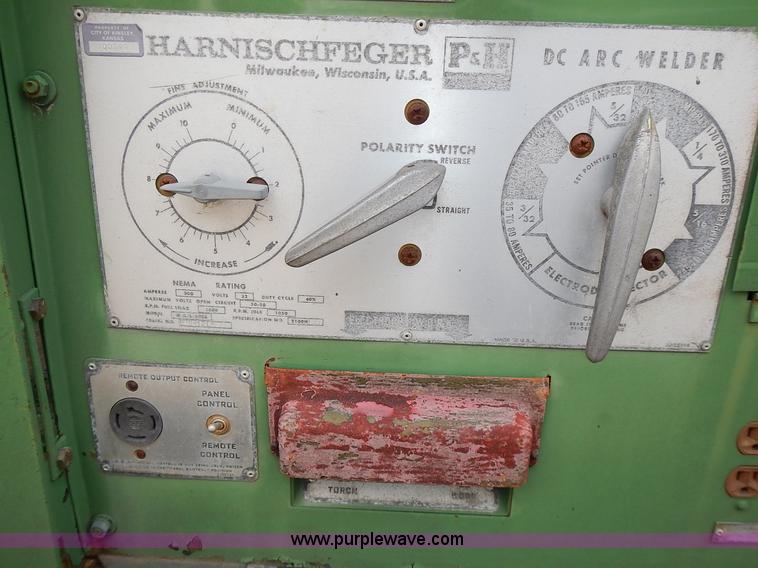 image for item BN9057 1966 Harnischfeger WN6300B DC welder/generator