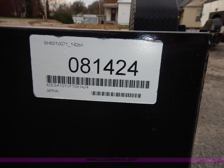 image for item J6325 2015 Load Trail tilt deck trailer